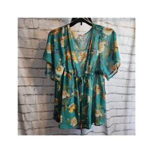 Kontrol floral kimono